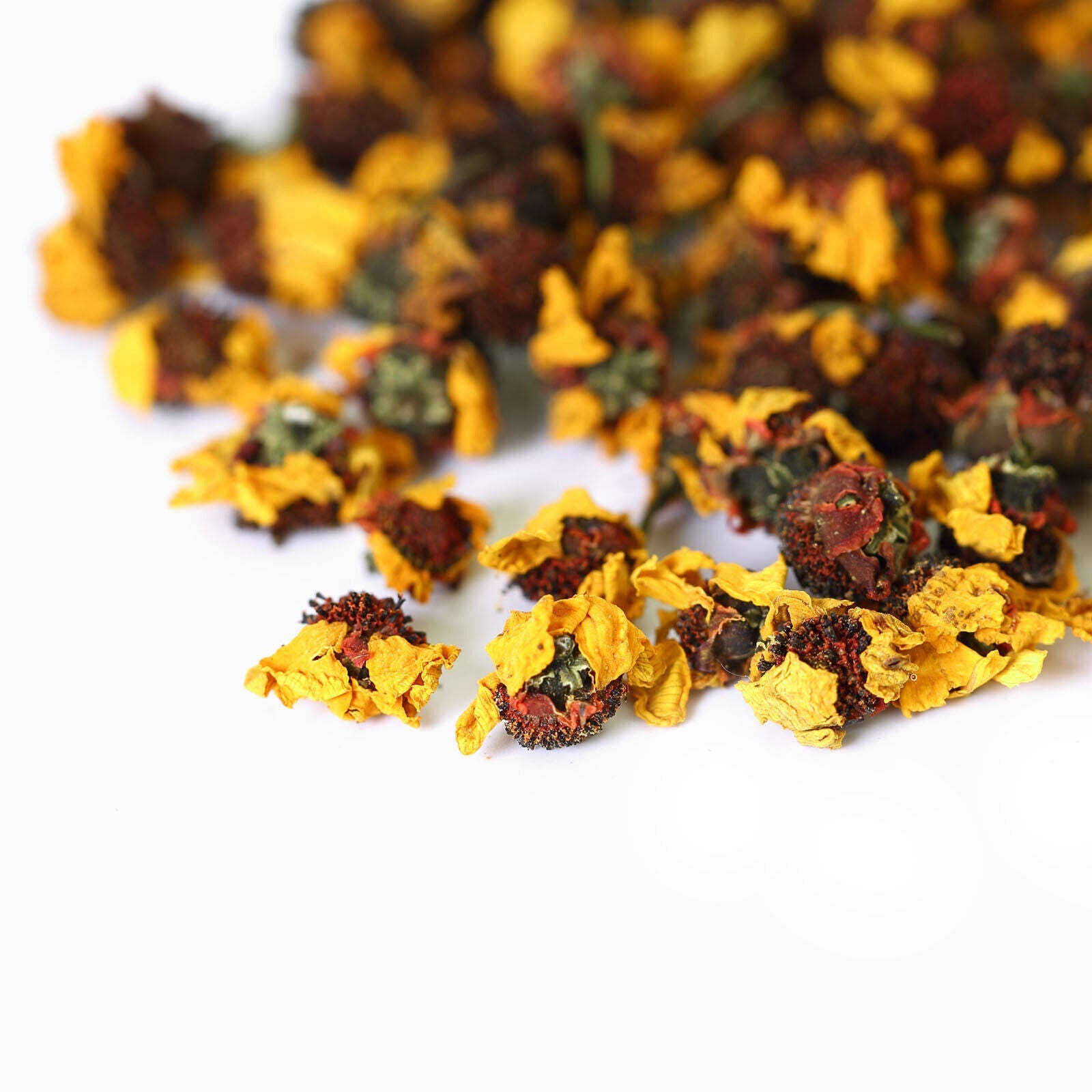HelloYoung 50G 10Pc*5g Premium Coreopsis tinctoria Snow Chrysanthemum Flower Herbal Tea Secondary image