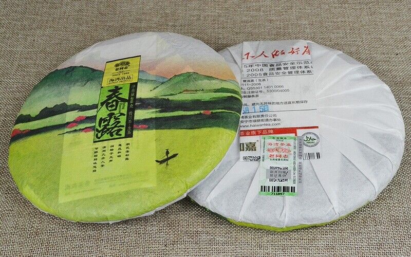 Spring Mannose * Haiwan Old Comrade Spring Raw Puerh Chun Lu Puer Tea 400g