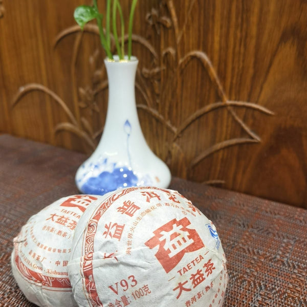 HelloYoung TAETEA V93 Tuo Cha* Yunnan Menghai Dayi Pu-erh Ripe Puer Shu Pu'er Tea 500g