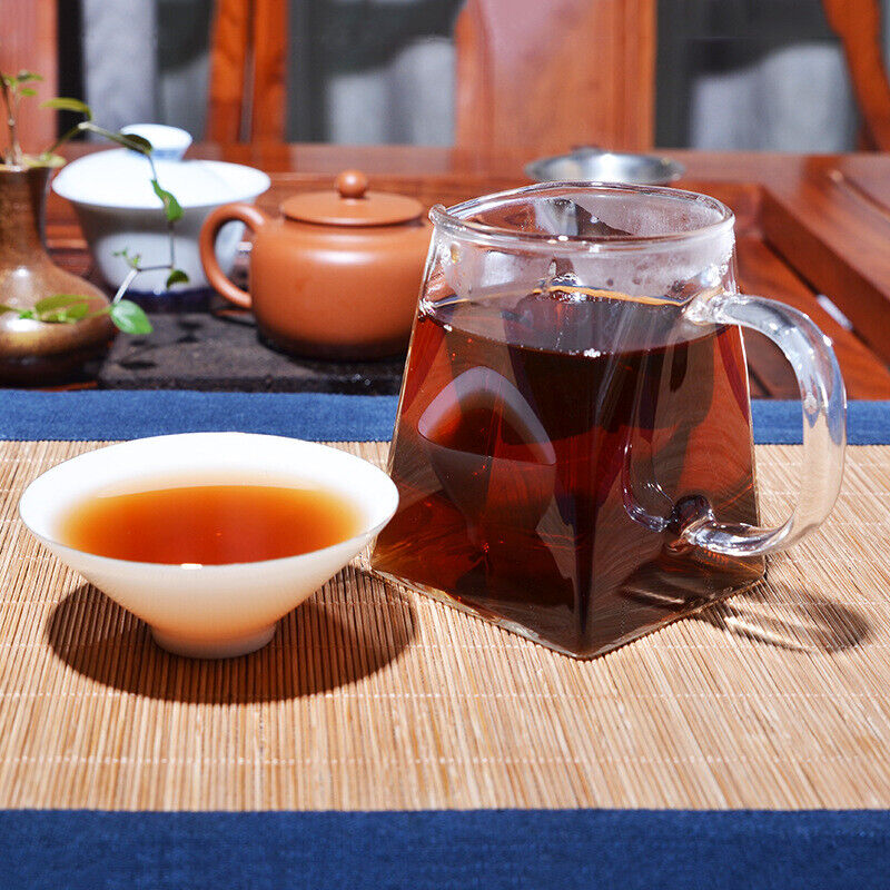 250g China Tea Puer Tea Brick Puerh Shu Puer 2010yr Raw Material Old Ripe Puer