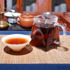 250g China Tea Puer Tea Brick Puerh Shu Puer 2010yr Raw Material Old Ripe Puer