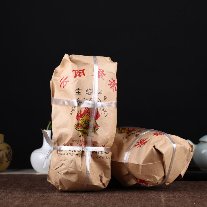 HelloYoung Bao Yan Jin Cha * Xiaguan Toucha Raw Mushroom Tuo Cha Pu Erh Puer Tea 250g