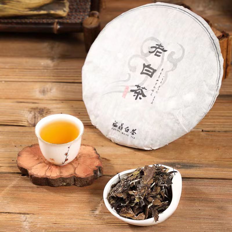 357g Chinese Shoumei White Tea Cake Fuding White Tea High Moutain Old White Tea Secondary image