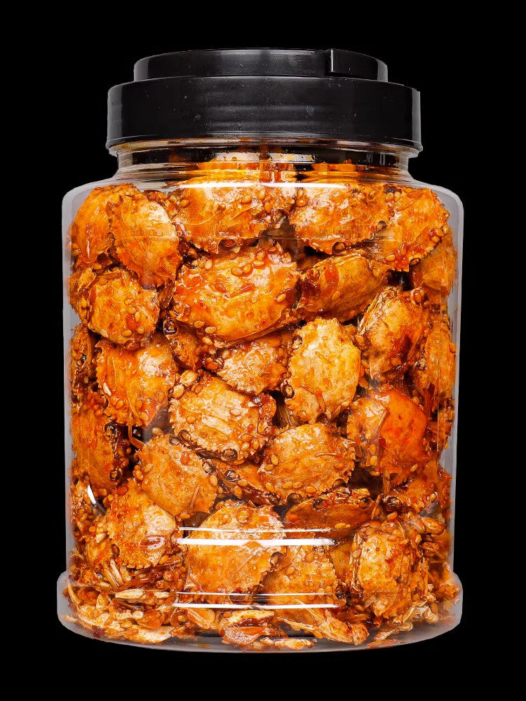 250g Pikante Kleine Seekrabben – Gekochte Meeresfrüchte im Dosen, Snack Secondary image