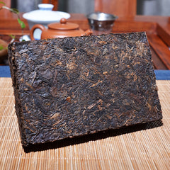 250g China Tea Puer Tea Brick Puerh Shu Puer 2010yr Raw Material Old Ripe Puer