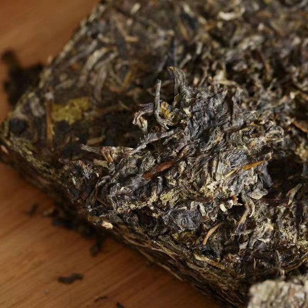250g de thé Pu'er cru brique Lincang thé Puerh feuille d'or