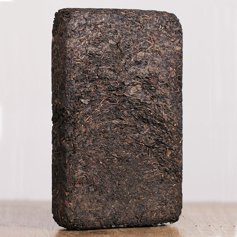 HelloYoung 1kg Gold Flower Tea Black Tea Brick TIAN FU CHA Anhua Baishaxi 1939 Dark Tea Main image