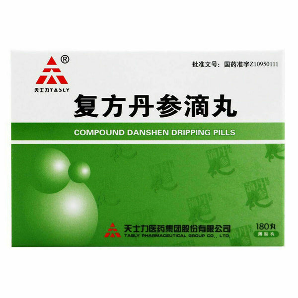 复方丹参滴丸Compound Danshen Dripping Pills/Fu Fang Dan Shen Di Wan (180 Pills/Box)