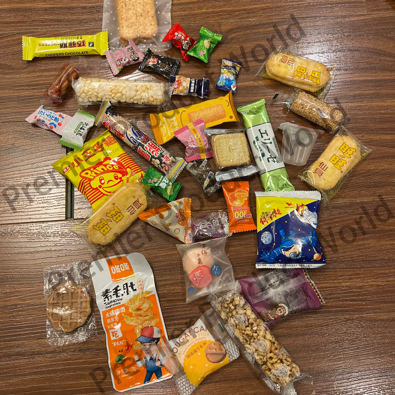 36 Stück Süße & Herzhafte Asiatische Snackbox – Gemischte Leckereien
