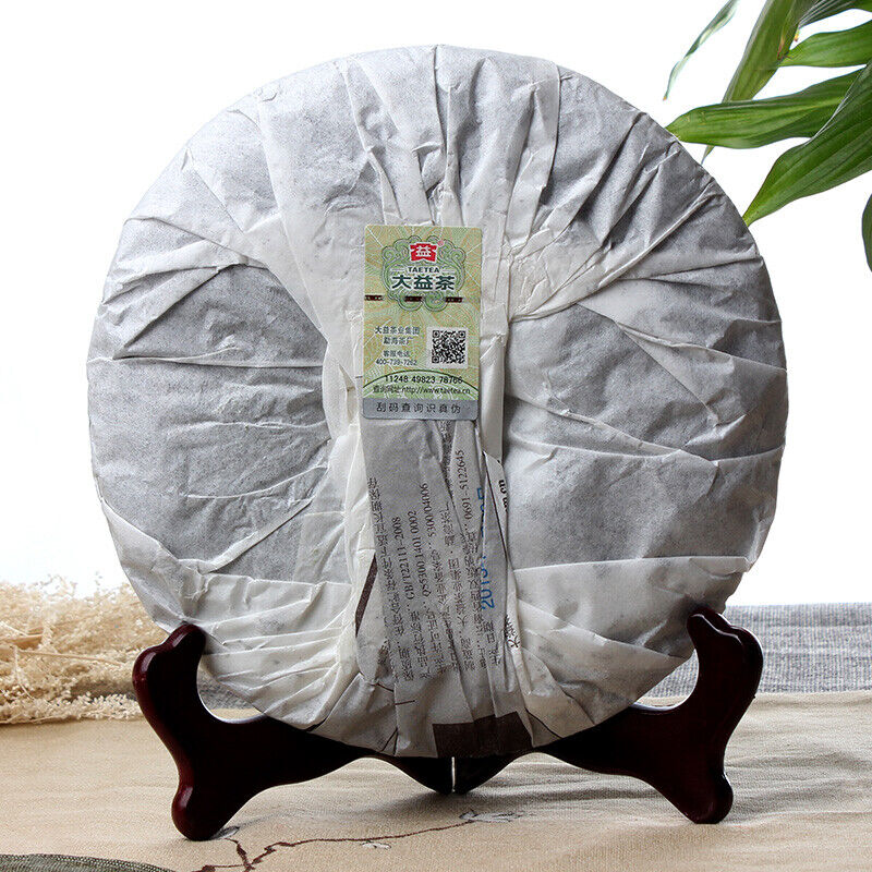 HelloYoung Cha Puer Menghai Dayi 7542 Pu'er Tea Cake Chinese Yunnan Classical Pu-erh 357g