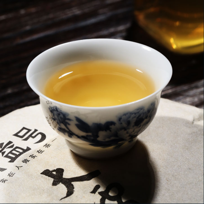357g Yunnan Puerh Raw Tea Cake Deep Mountain Old Tea Pu-erh Tea Pu'er Green Tea