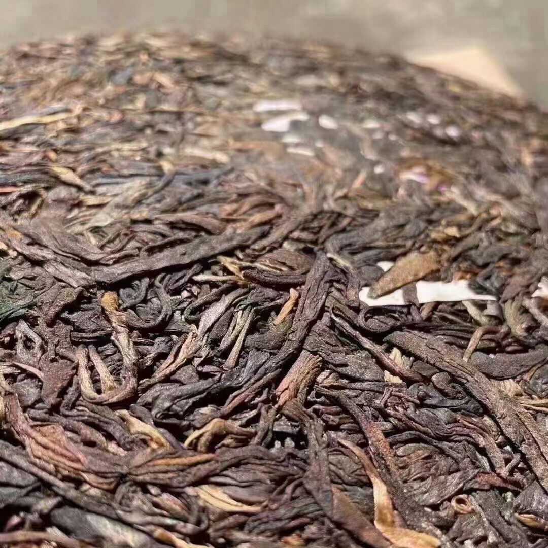 400g Yunnan Aged Pu-erh Raw Tea Cake 2007 Bulang Raw Puerh Old Tea Puer Cake Tea Secondary image