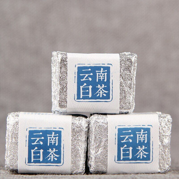 HelloYoung Mini Yunnan Chinese White Tea Bai Cha Tea Small Cake 4 pieces*5g/bag 100g