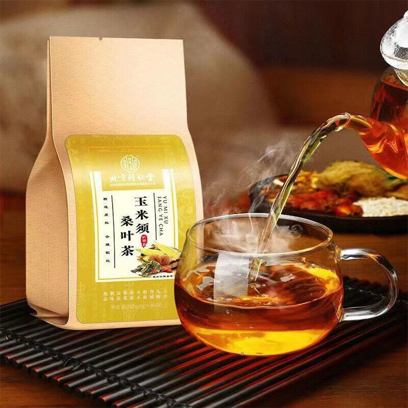 同仁堂内廷上用玉米须桑叶茶 青钱柳菊苣栀子150g/盒 TongRenTang Corn Beard Mulberry Leaf Tea 150g/ box Main image
