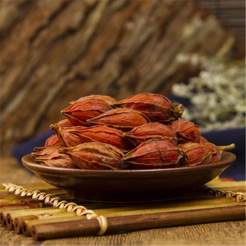 HelloYoung Zhi Zi Medicinal Herba Chinese Herbs 100% Natural Cape Jasmine Fruit 250g Main image