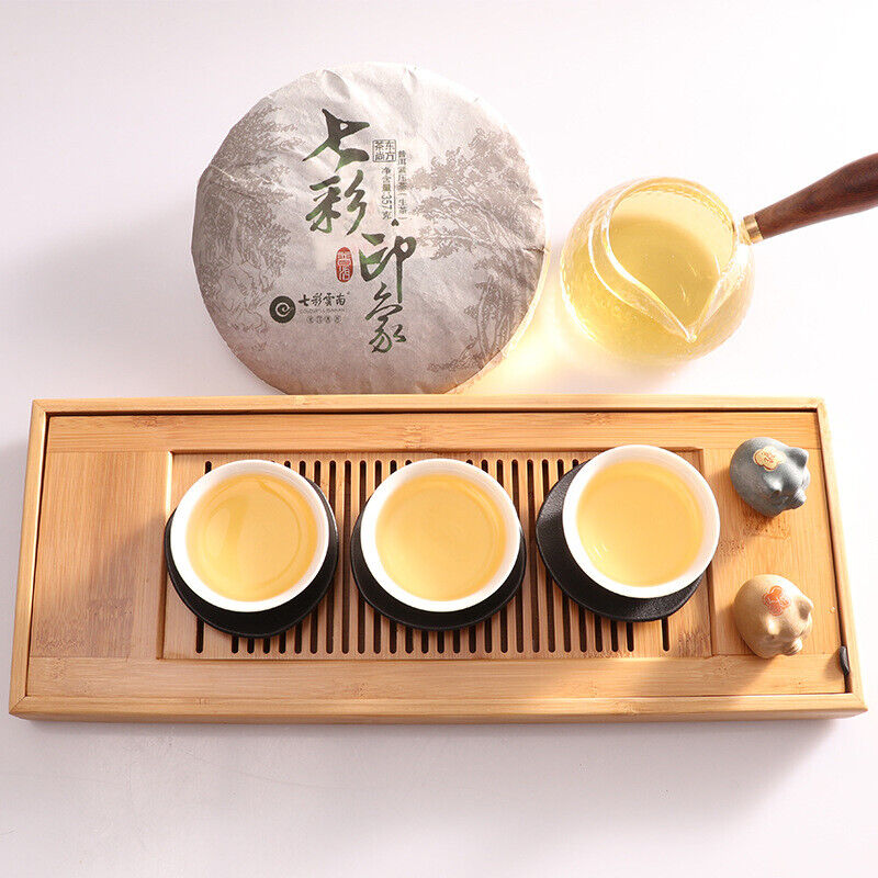 HelloYoung COLOURFUL YUNNAN Impression Puer Pu-erh Tea Cake 357g Chinese Raw Pu'er SHEN Secondary image