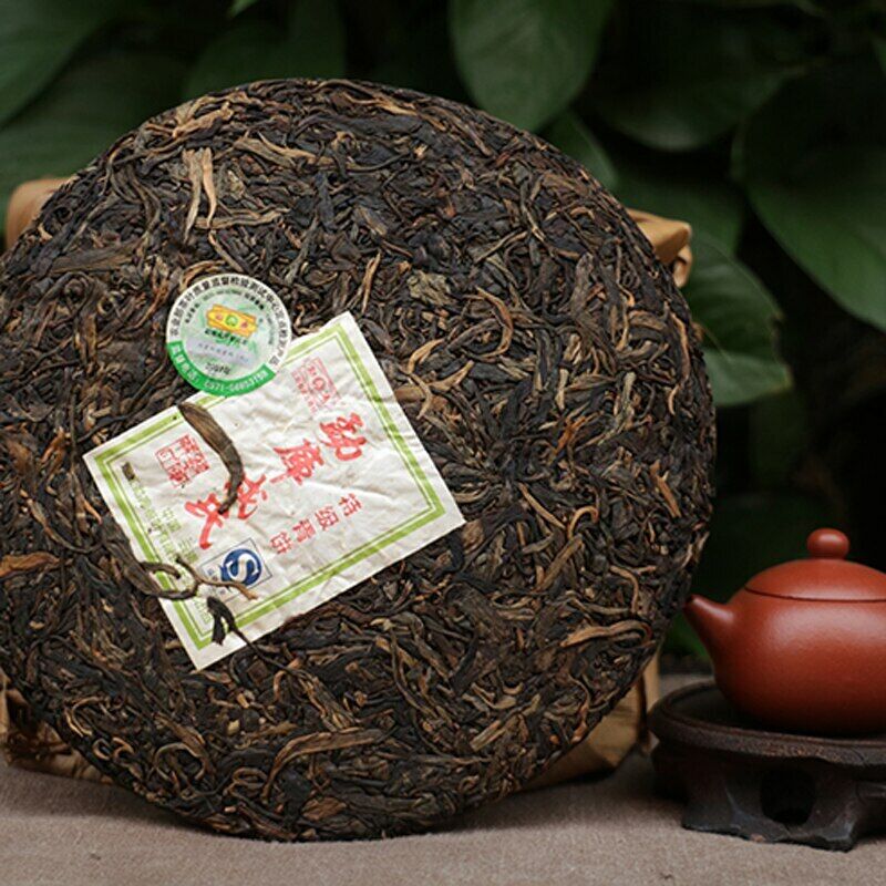 HelloYoung Year Mengku Rongshi Shen Puer Speciality Ching Bing 400g Raw Puer Tea Cake Secondary image
