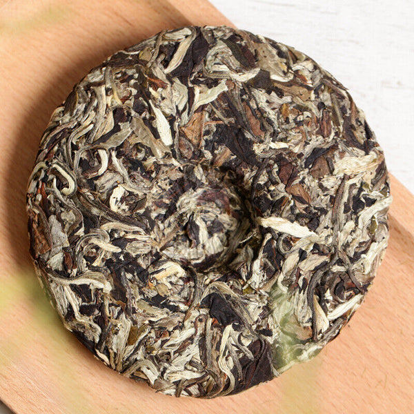 HelloYoung Yunnan Puer White Buds Raw Ancient Tree Shen Pu Erh Tea,Moon Light Pu'er 100g