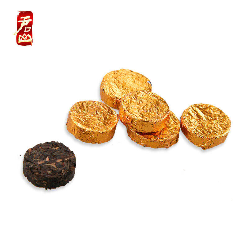 30g Box Hunan Junshan Huang Cha Jun Shan China Yellow Tea Mini Gold Coin Cake