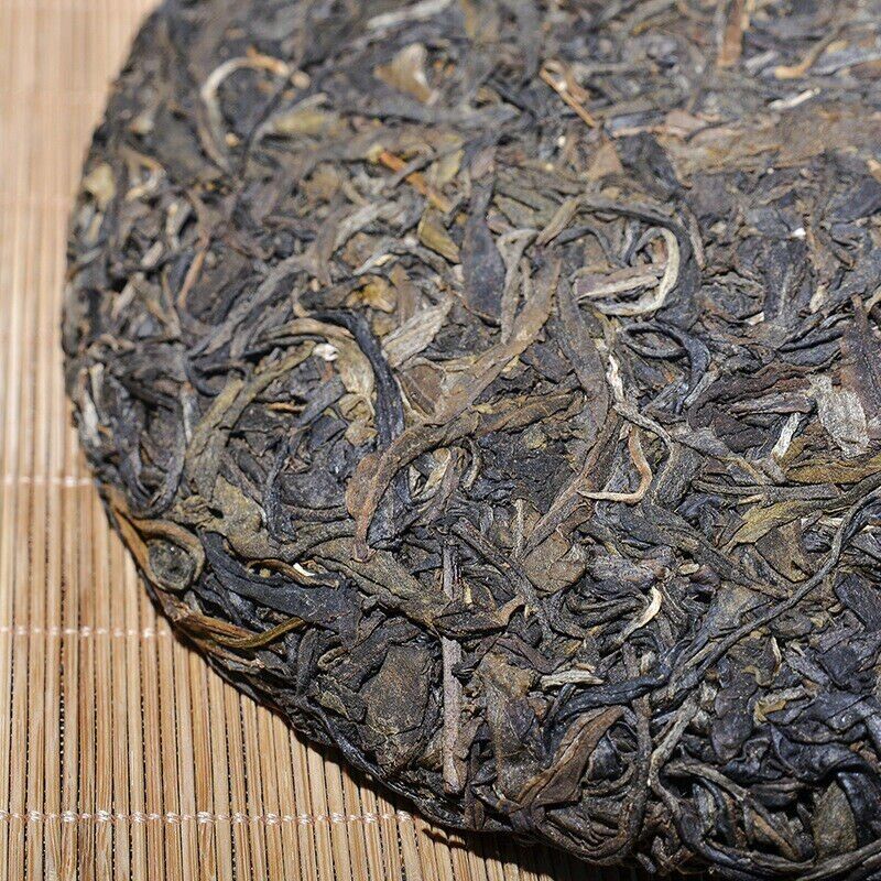 HelloYoung 357g Authentic YunNan Pu-erh Mengku YUE CHEN YUE XIANG Tea Qizi Bing Puerh