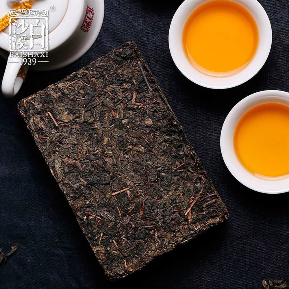 HelloYoung Baishaxi 1953 Hei Cha 2021/2022 yr Royal Fu Cha Dark Tea Golden Flower Tea 318g