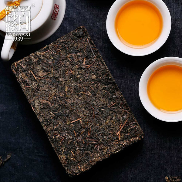 HelloYoung Baishaxi 1953 Hei Cha /yr Royal Fu Cha Dark Tea Golden Flower Tea 318g