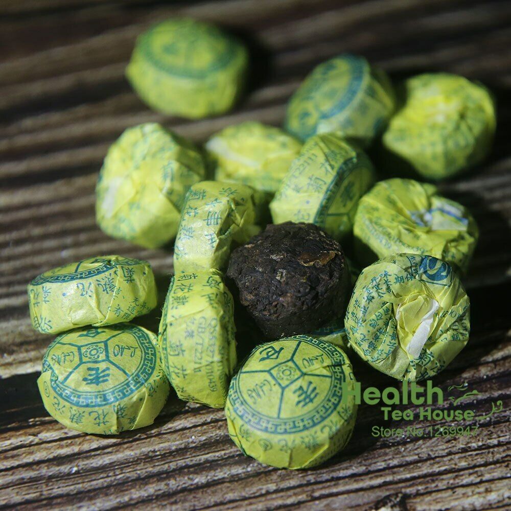 HelloYoung Laocang Yunnan Tuocha Tea Chrysanthemum Aroma Ripe Mini Pu Erh Tuo Cha Tea
