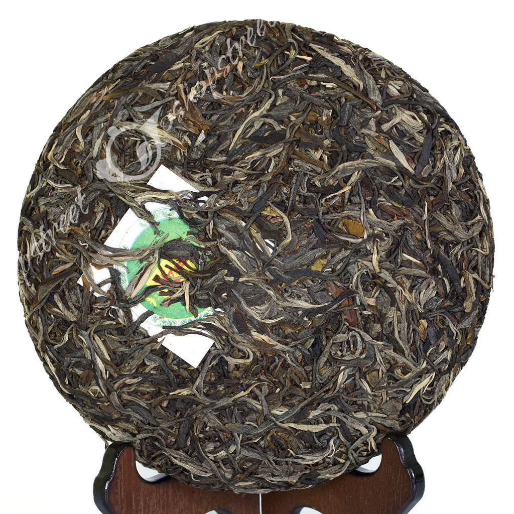 HelloYoung yr 357g Supreme BingDao Iceland Ancient Tree Spring Puer puerh Tea Raw Cake