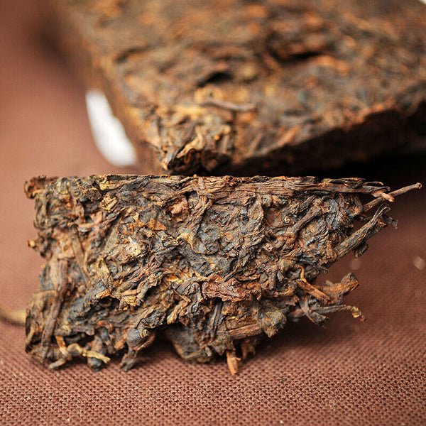 HelloYoung DR. PU'ER TEA Lao Man E Pu-erh Tea Brick 500g Old Tree Ripe Puer Pu'er Shu Tea