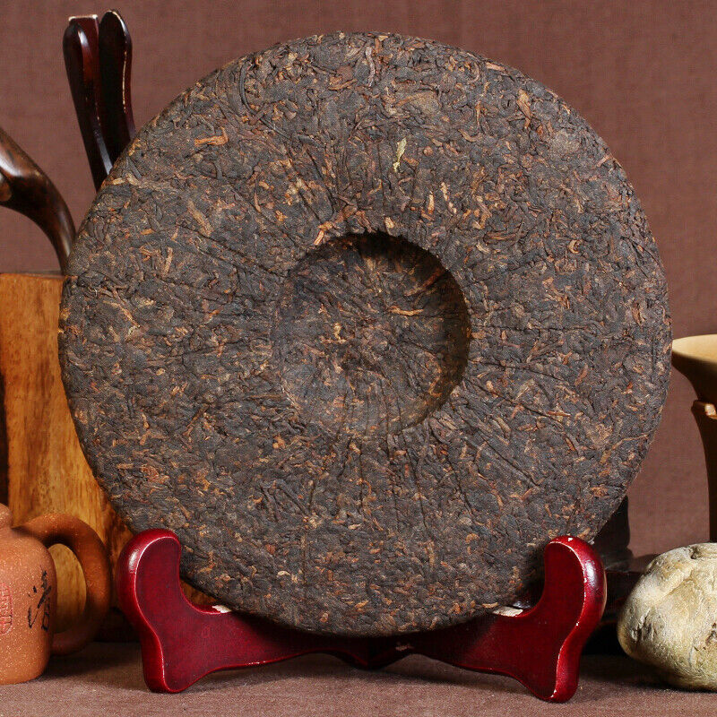 HelloYoung 826 * Yunnan Longrun Ripe Puer Tea Cake LinCang Old Tree 357g Shou Pu-erh