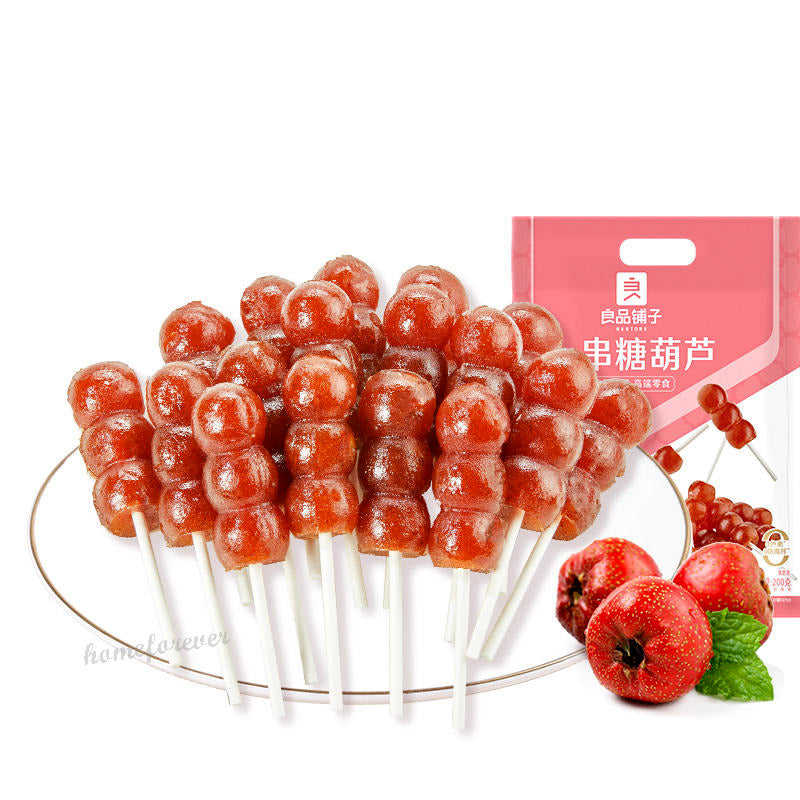 Liangpinpuzi Hawthorn Lollipops Sugar-coated Haw Kid's Girl's Casual Snack Food Main image