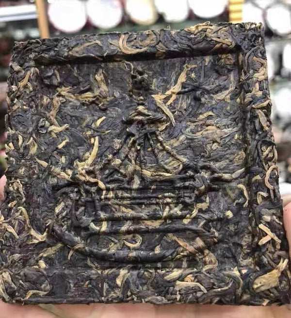 2006 Ba Jiao Ting Royal Reward Arbor Square Tea 200g Pu'er Tea Green Brick 200g