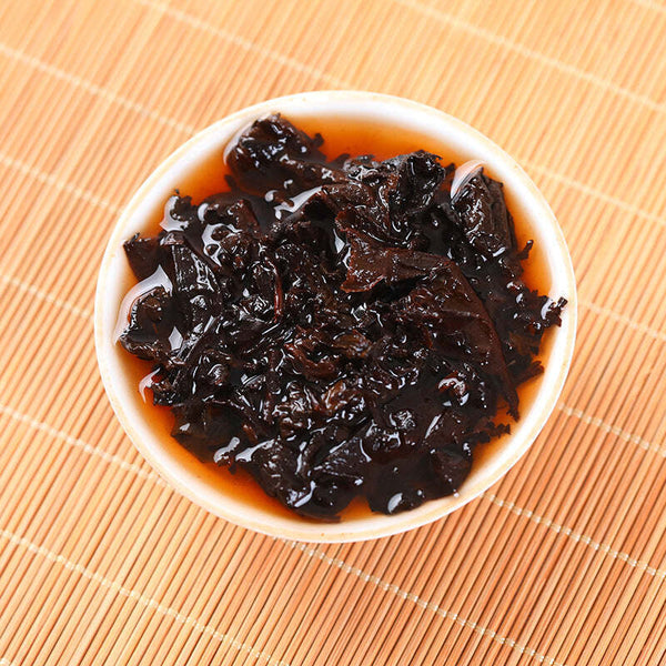 357g Yunnan Menghai Ripe Puerh Tea Bulangyanyun Pu-erh Cooked Tea Cake Pu'er Tea