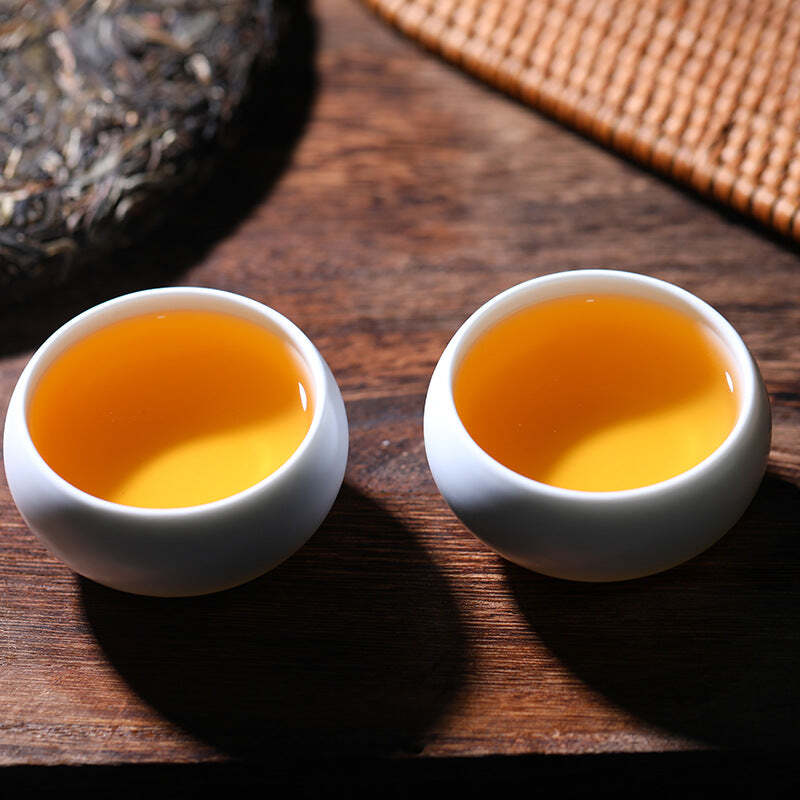 357g Yunnan Raw Pu-erh Tea Big Snow Mountain Puerh Shengcha Cake Pu'er Green Tea