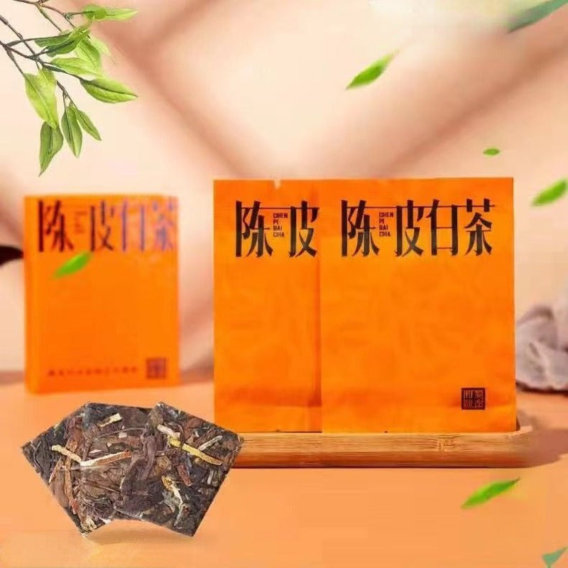 250g Tangerine Peel White Tea Fuding White Tea Portable Mini Tea Brick Benefits Main image
