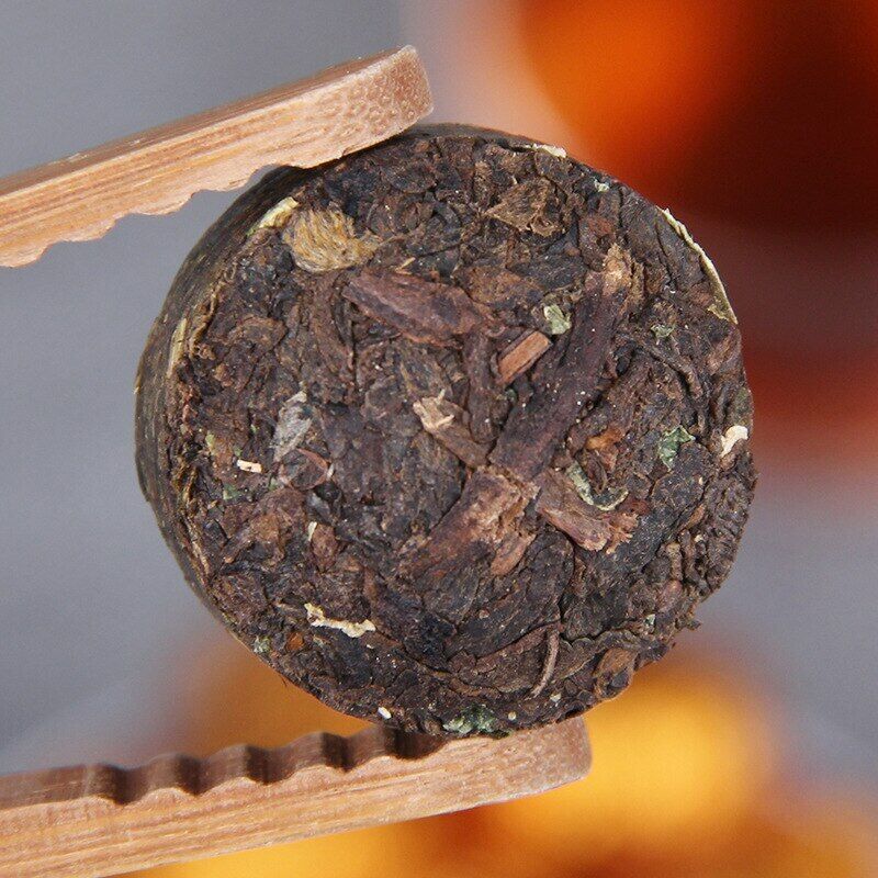 HelloYoung Glutinous Rice Aroma Shu Puer Mini Tuocha Ripe Puer Tea 500g White Bag Secondary image