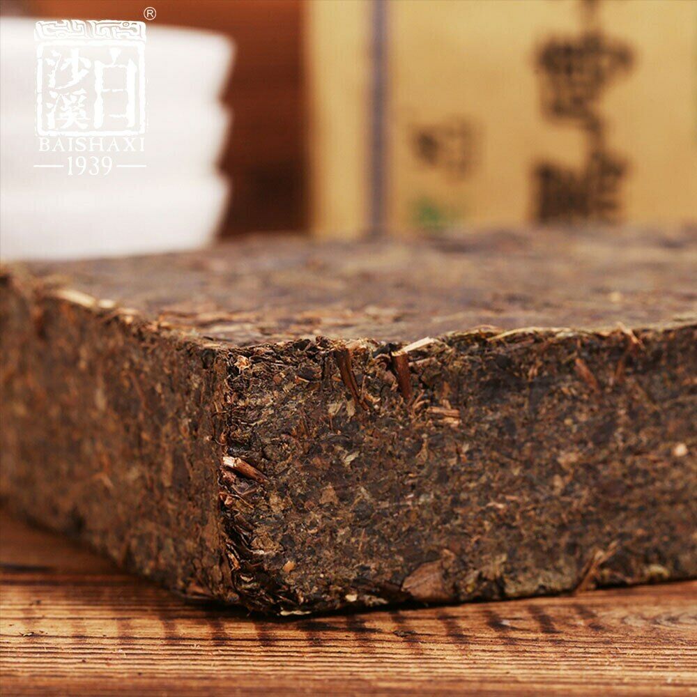 HelloYoung Anhua Baishaxi yr Hei Zhuan Cha Dark Tea Brick Tea China Tea 400g