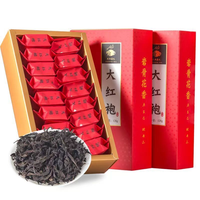 120g Da Hong Pao Oolong Tea Chinese Black Tea Loose Leaf Organic Red Tea Bagged Secondary image