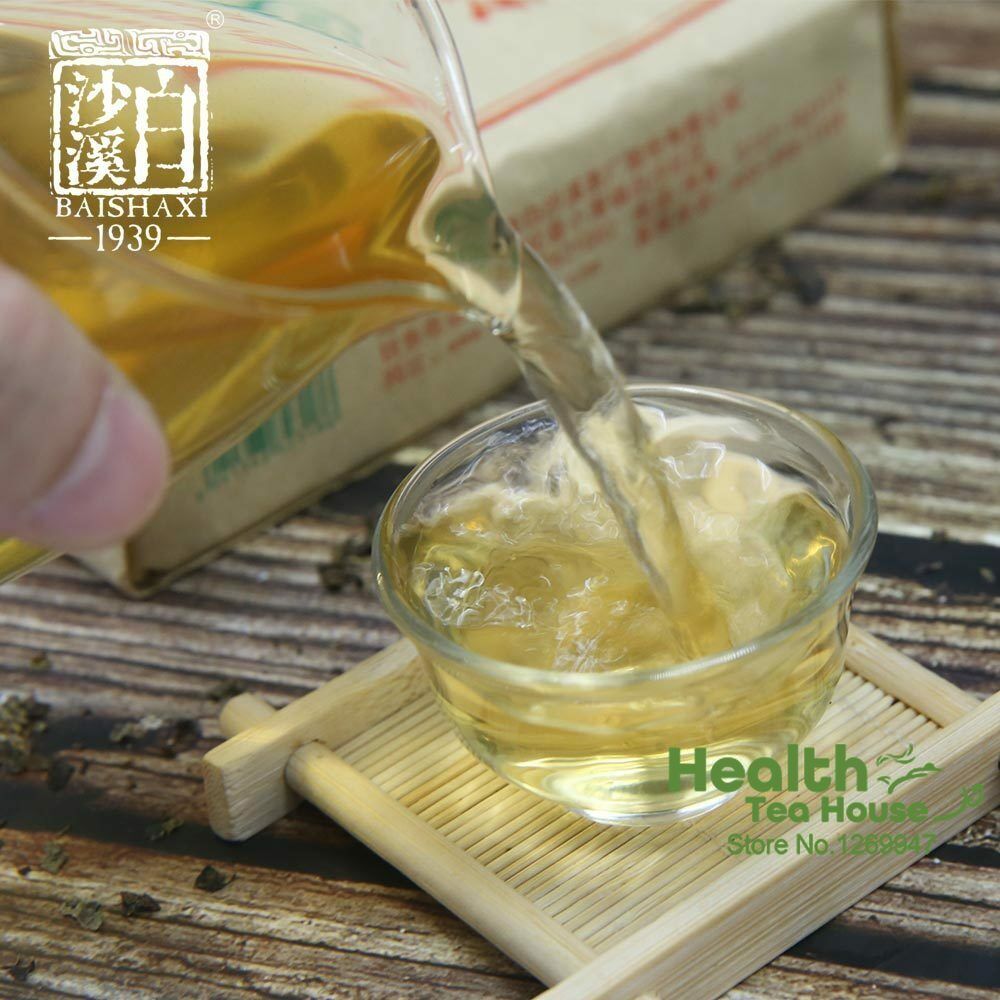 HelloYoung Anhua Baishaxi /17/18/19 yr Dark Tea Golden Flower Dark Tea Fu Brick 300g