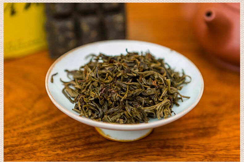 Jun Shan Huang Cha China Yellow Tea Mini Gold Brick Pressed Maojian 45g Box