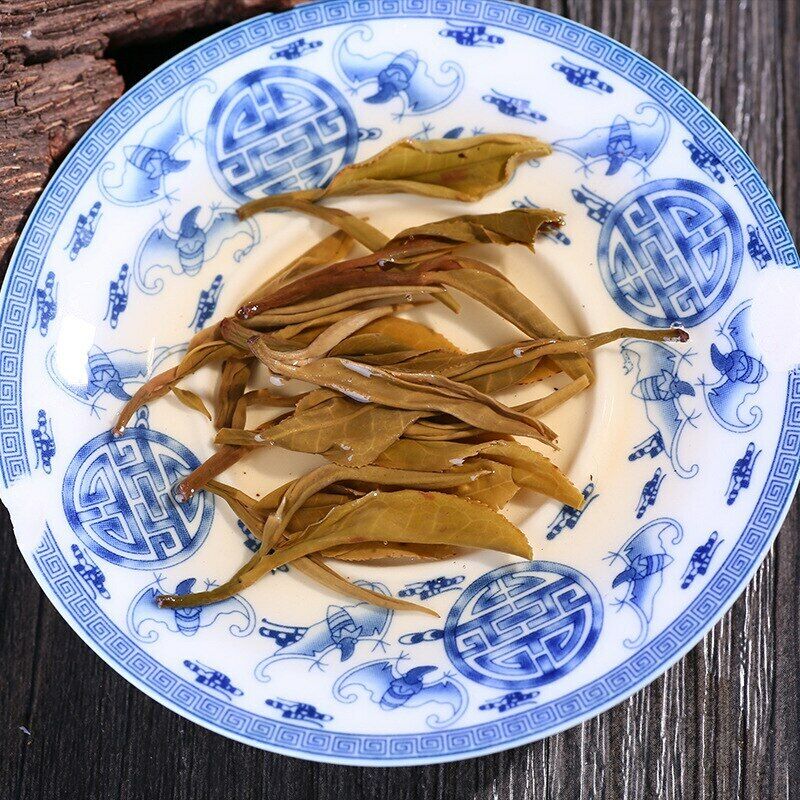 HelloYoung Puwen Tea Yunnan Puer Tea Raw Sheng Pu-Erh Green Tea Cake 400g/10.58oz