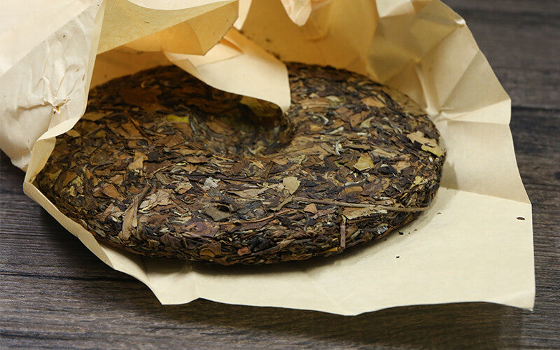 350g Bai Cha Chinese Fuding White Tea High Mountain Gong Mei Shou Mei Cake