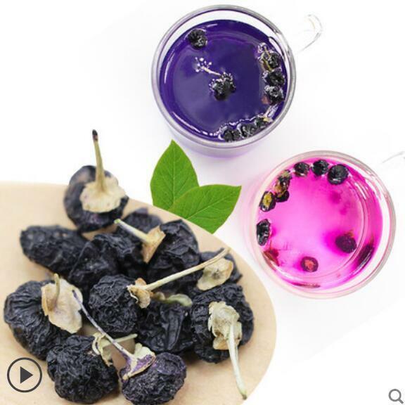 HelloYoung Chinese Herbal Tea Wolfberry Dried Lycii Wild Black Goji Berry Green Food Herbs Secondary image