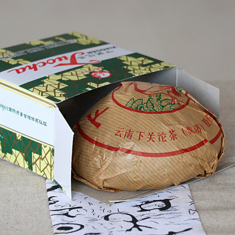 HelloYoung 250g Big Xiao Fa Tuo Cha Tuocha * Yunnan Xiaguan Puer Ripe Pu'er Tea Boxed