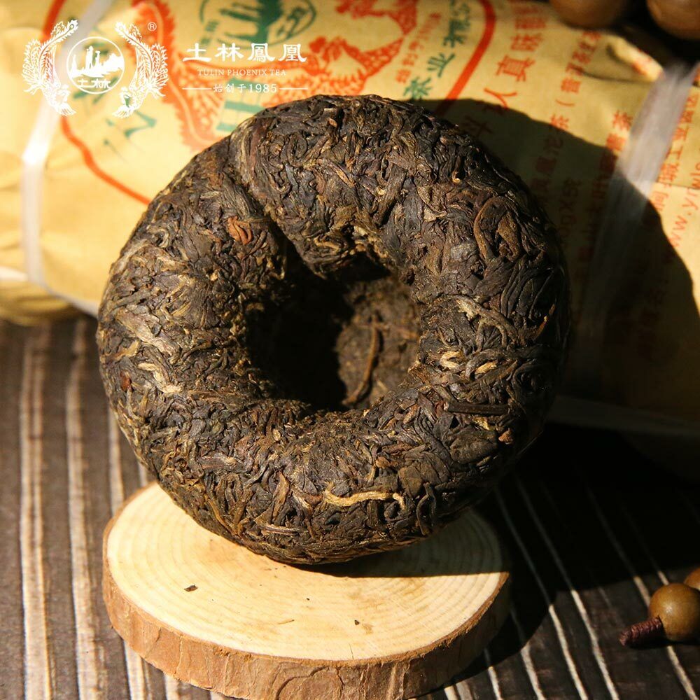 HelloYoung Tulin Aged Pu Erh Tea Yunnan Phoenix Tuocha Sheng Puer 100g