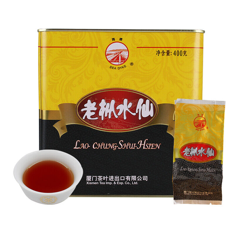 HelloYoung 400g/Tin AT110 Fujian Nong Xiang Lao Cong Shui Xian Rock Cha Premium Oolong Tea Main image