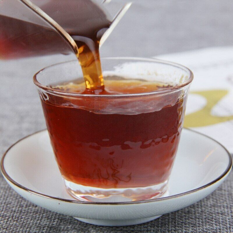 HelloYoung Ripe Yunnan Puer Tea Menghai Spring Tea Iron Shu Puerh Cake 188g