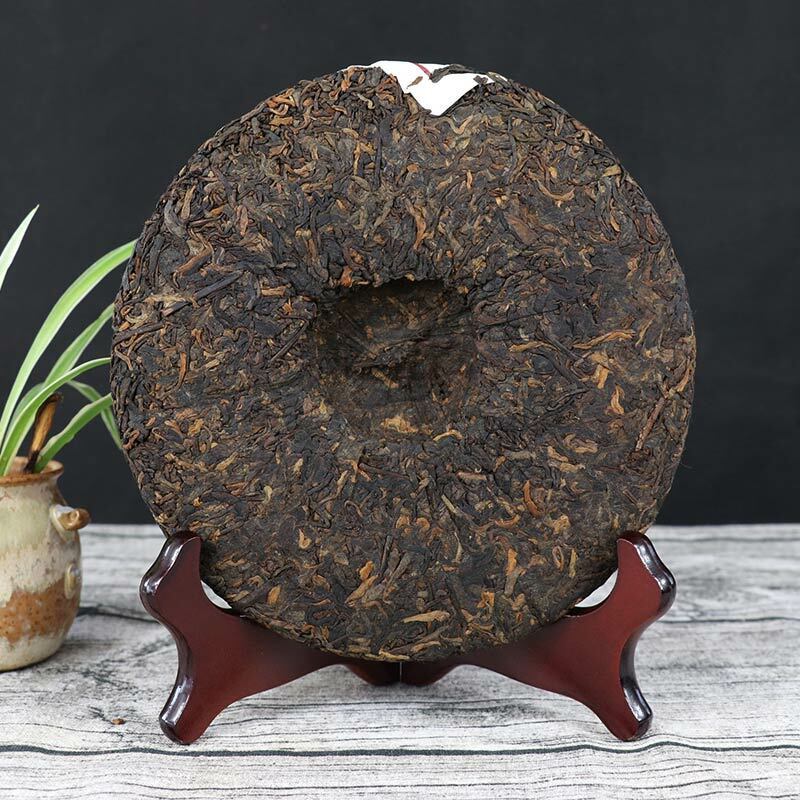HelloYoung LaoTongZhi Ripe Puer Chun Xiang Tea Cake Batch 171 Top Shu Pu Er Tea 357g