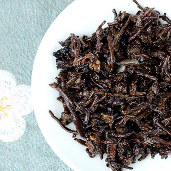 Red Rhyme Round Tea  TAETEA Menghai Dayi Ripe Pu Er Puer Cake 1801