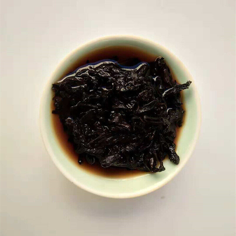 HelloYoung 250g Puerh Tea Yunnan Puer Tea Brick Ripe Pu'er Menghai Old Shu Old Tree Tea